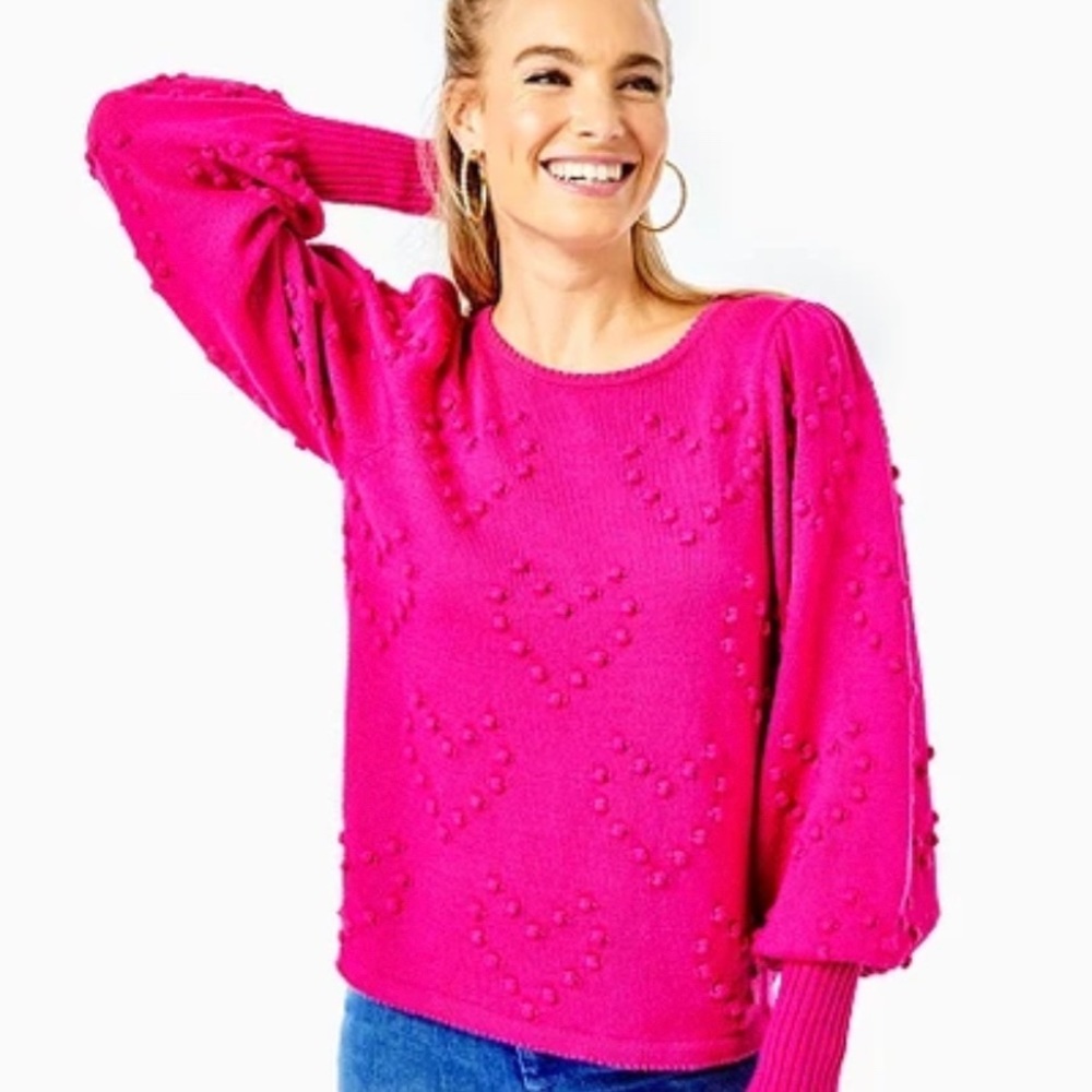 Lily Pulitzer Kippa Heart Sweater (NWT)